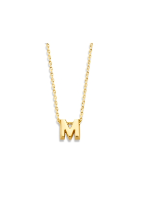 Just Franky capital necklace Ketting